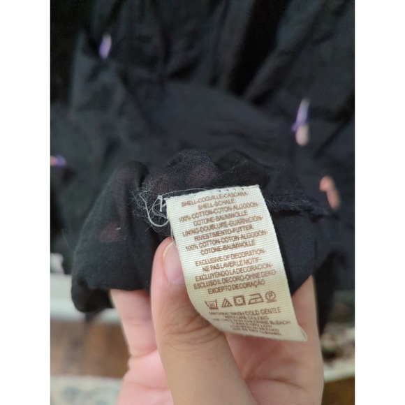 Free People Black Embroidered Pavlo Dress - Picture 4 of 5